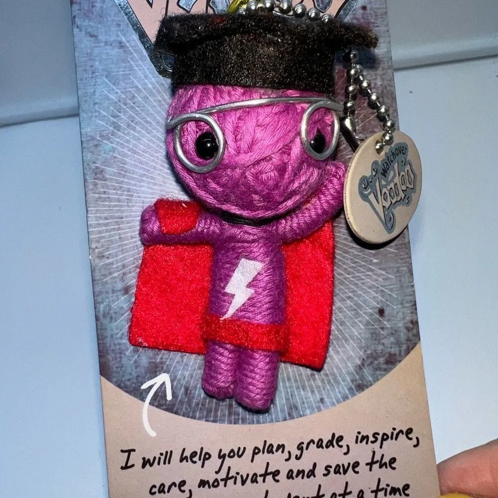 Watch Over Voodoo Superhero Teacher Charm Doll Purple - Image 5