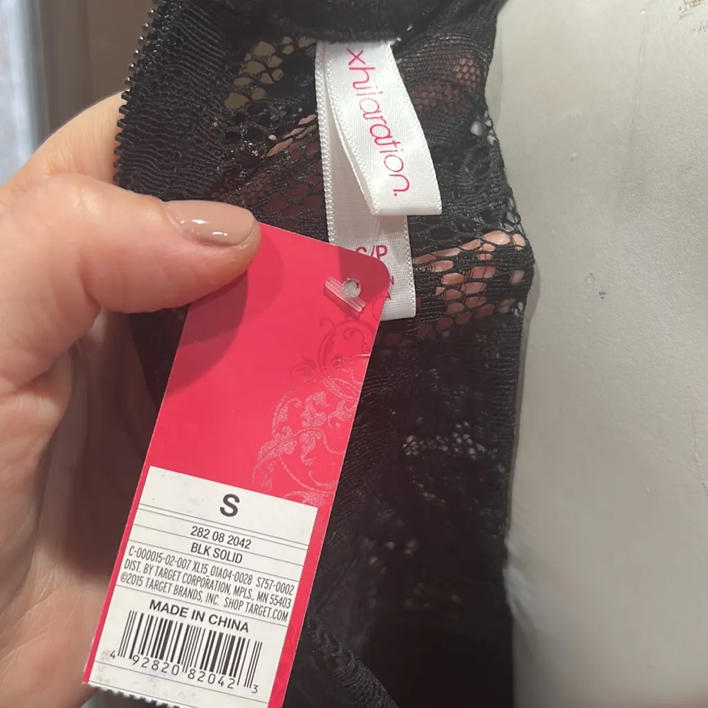 Xhilaration black lace long sleeve dress nwt - Image 8