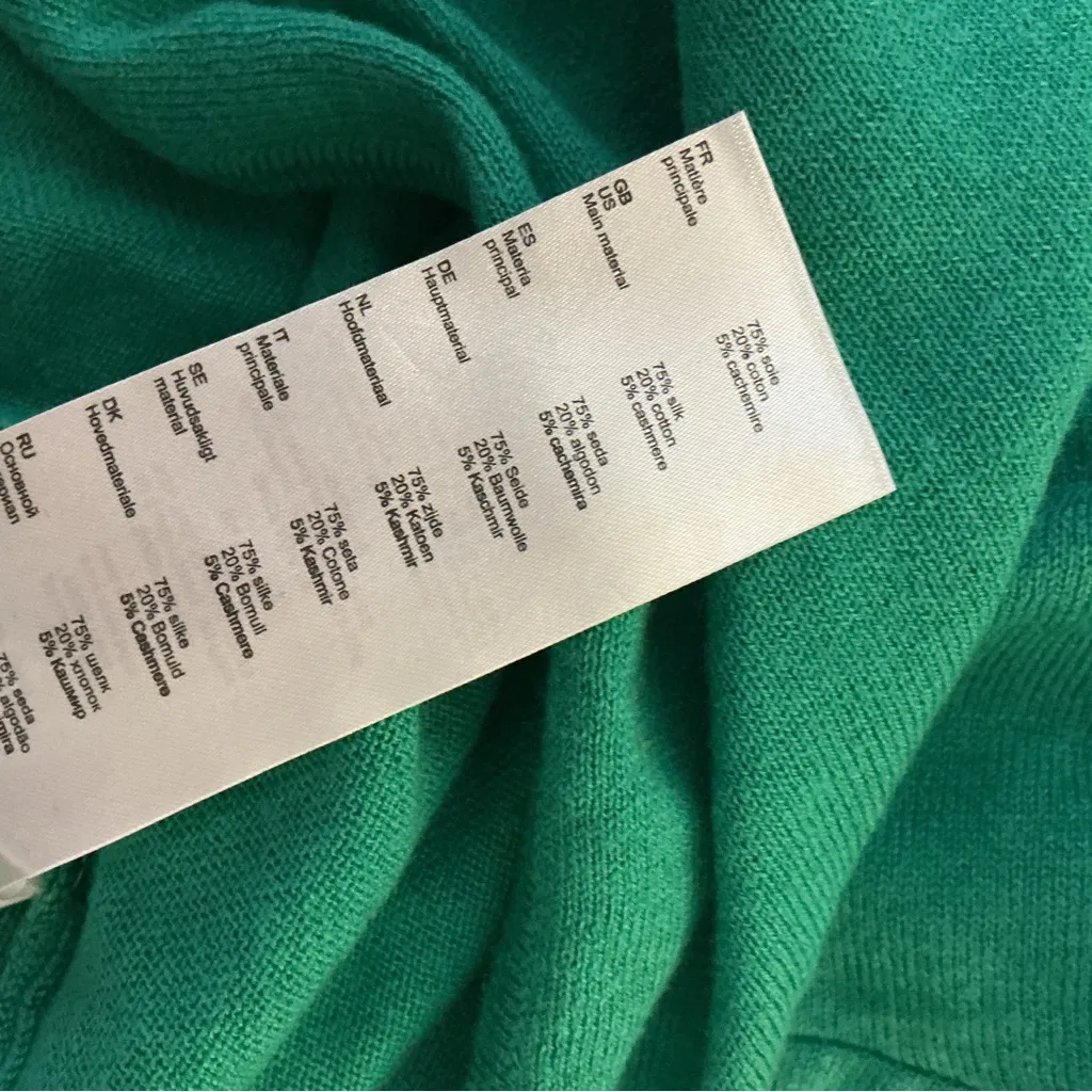 Maje Emerald Green Crew Neck Sweater NWE WITH TAGS - Image 7