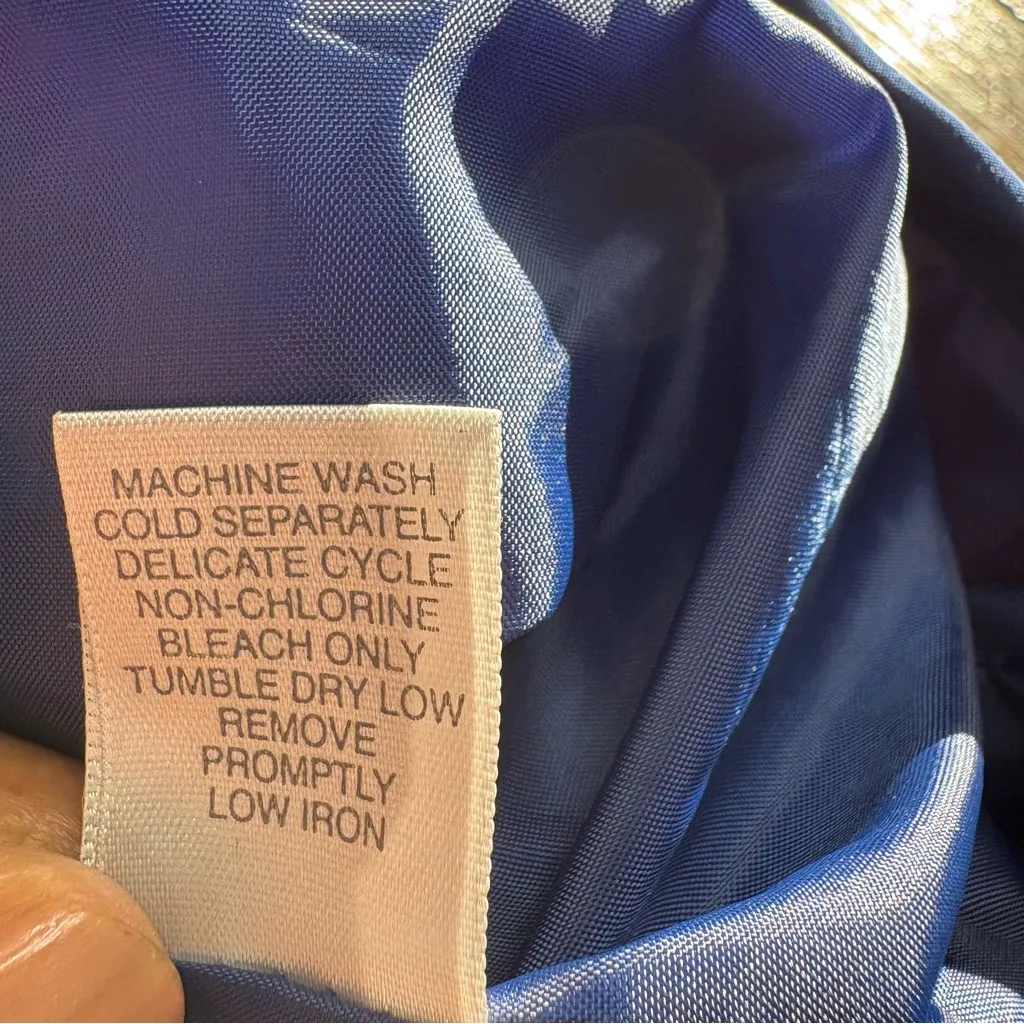 Women’s Avenue 30/32 Blue Quilted Vest Cozy Casual Fall Size undefined - Image 5