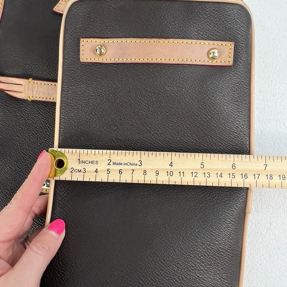 Dooney & Bourke Florentine Bailey Tote Bag Black Pebbled Leather Tassel Classic - Image 15