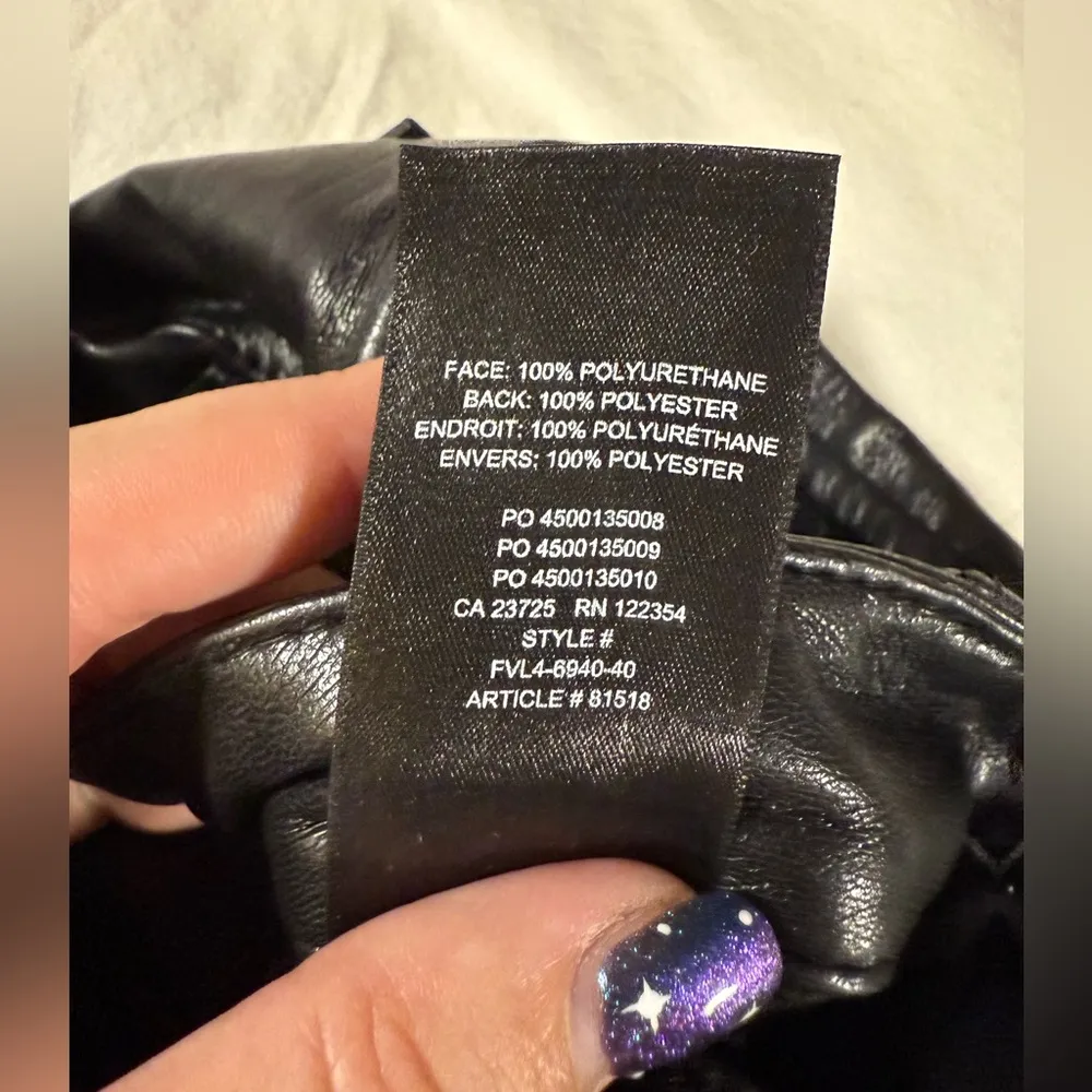 Aritzia Wilfred The Melina High Waisted Black Vegan Faux Leather Pants 2 - Image 8