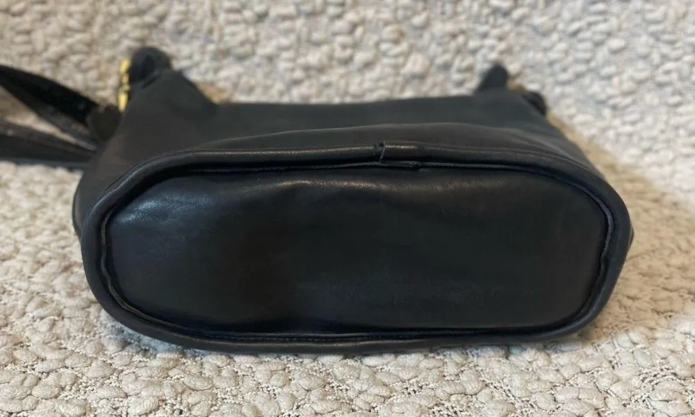 Vintage Coach Bleeker Bucket Bag 4153, black leather - Image 8