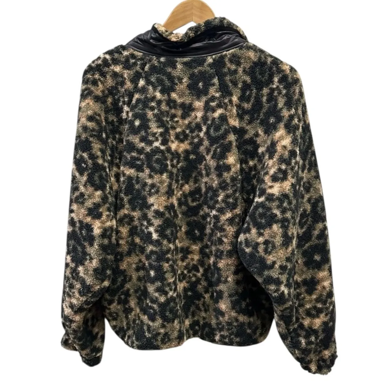 Johnny Was NWT!  Calme Bamboo Blend Leopard Print Fleece Jacket - Size Small - Image 7
