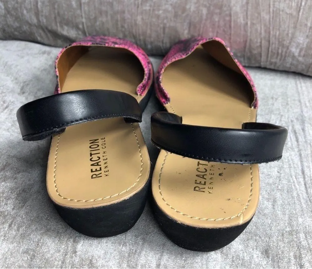 Kenneth Cole REACTION Women's Fine Glass Slingback Platform Sandal Pink 9.5 - Image 12