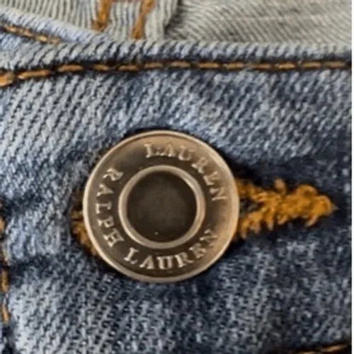 Lauren Ralph Lauren Womens Jeans Size 8 Medium Wash Straight Leg Denim - Image 5