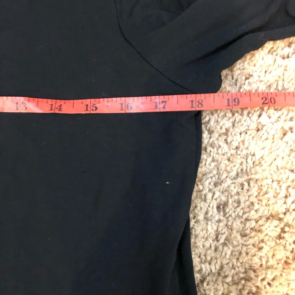 J. Jill Black Wearever collection long sleeve v neck dress small - Image 5