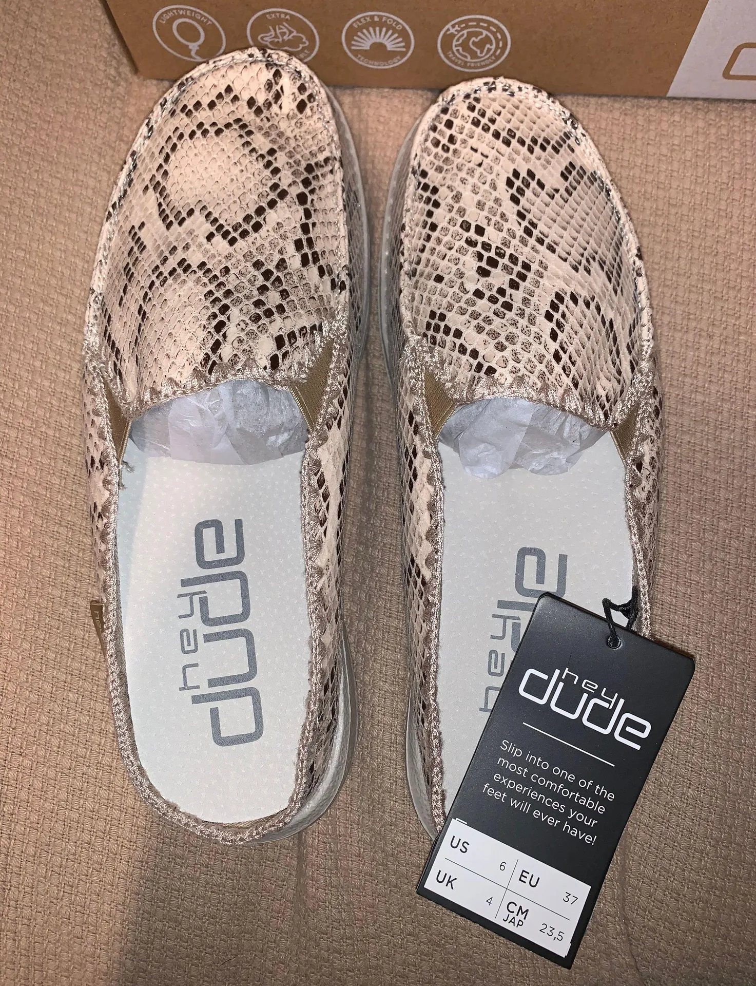 Hey Dude Women’s  Leopard Slides - Image 3