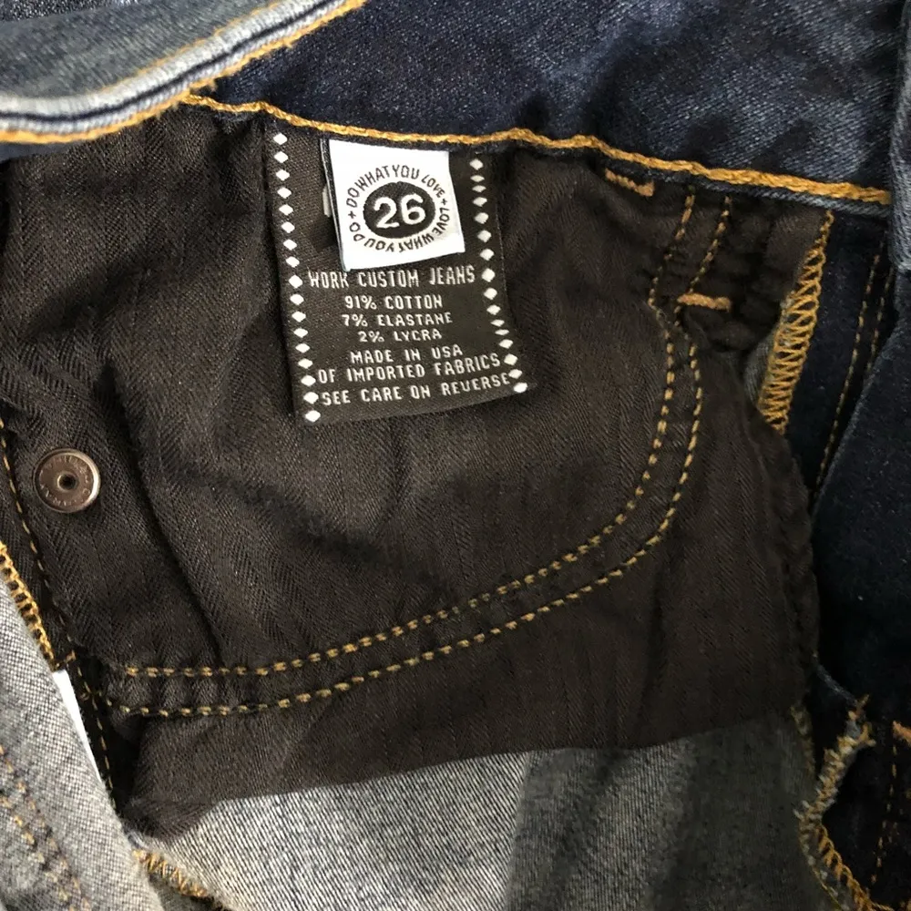 Work custom flared Jeans 26 new trousers Blue - Image 7