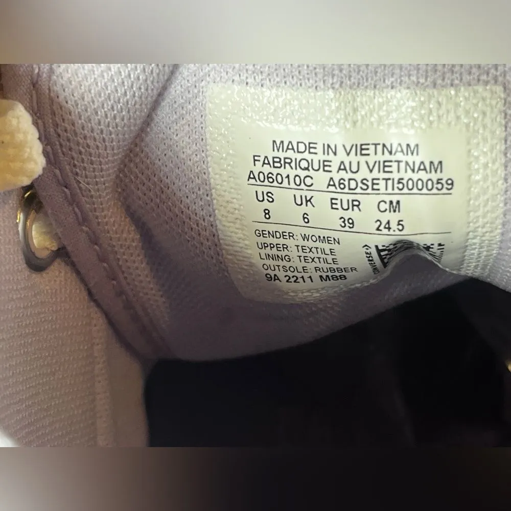 Converse Chuck Taylor All Star Vapor High Top Lavender Green A06010C Size 8 - Image 2