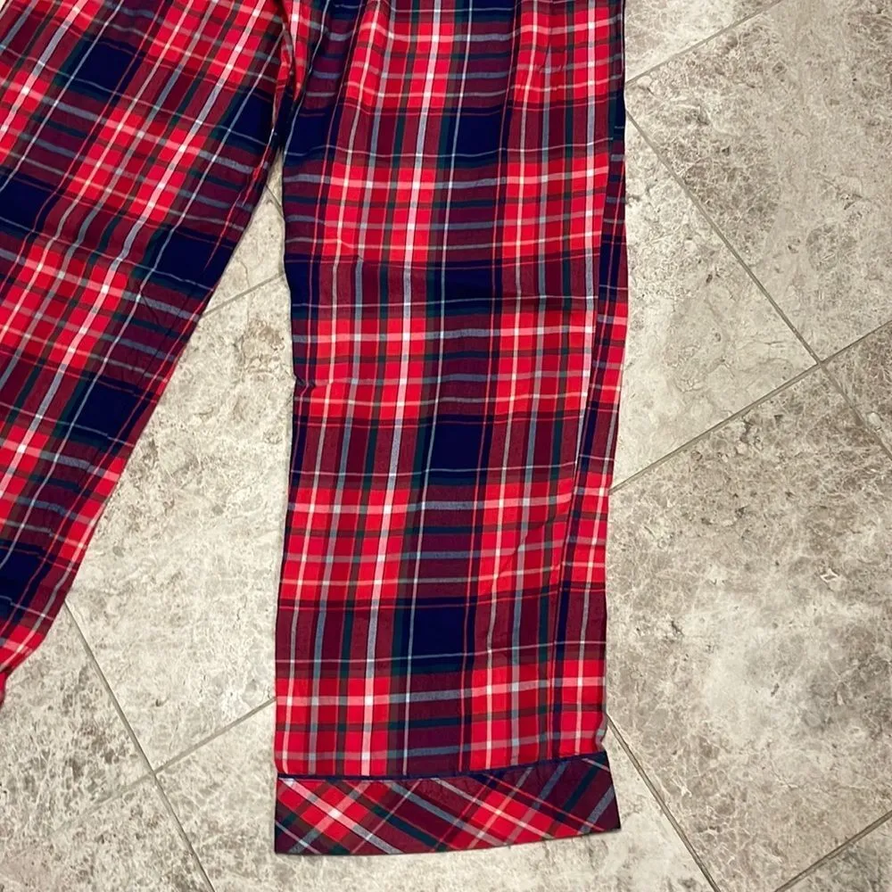 Victoria’s Secret Vs Plaid Flannel Pj Pajama Lounge Pants Medium - Image 13