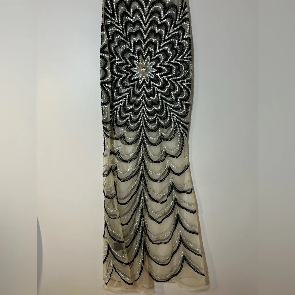 As seen in Bachelor Onalaja Farah Gown, size XS Tan - Image 7