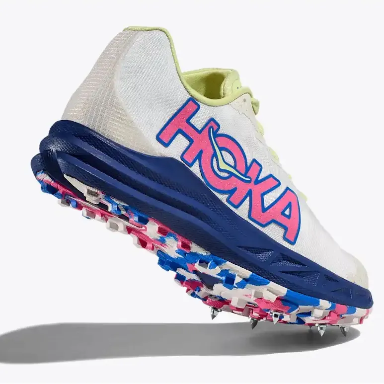 Hoka Crescendo XC Cross Country Running Shoes  White Blueberry Spikes W11 M 9.5 - Image 3