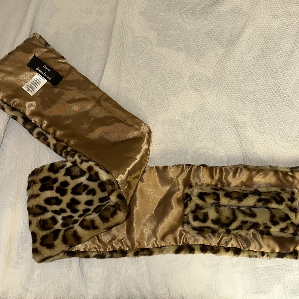 Dennis by Dennis basso leopard print scarf - Image 2