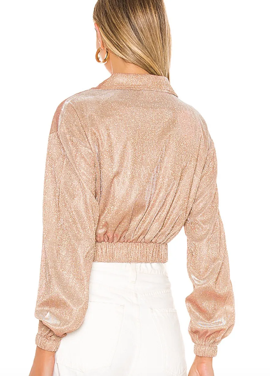 superdown Brianna Metallic Jacket  - Image 4