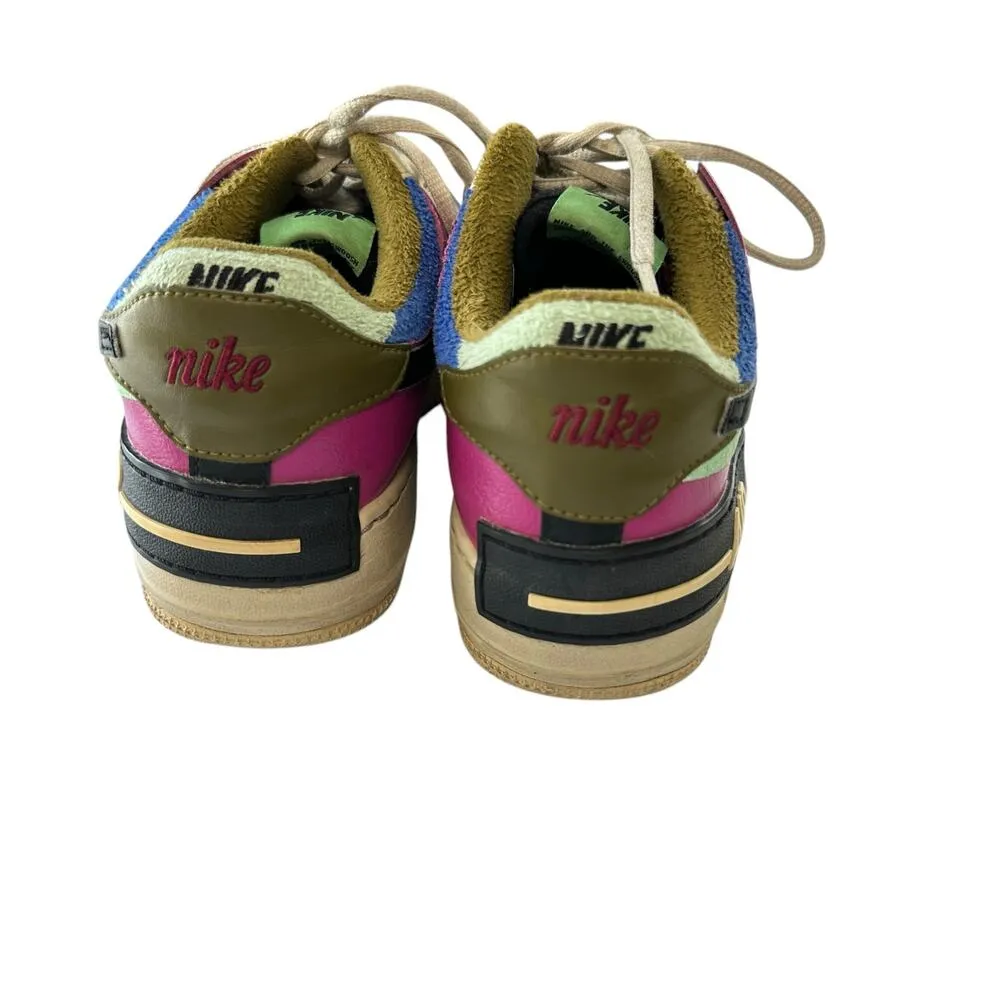 Nike Air Force 1 Shadow SE Cactus Flower 2020 Size 8 Pink Streetwear Sneakers - Image 4
