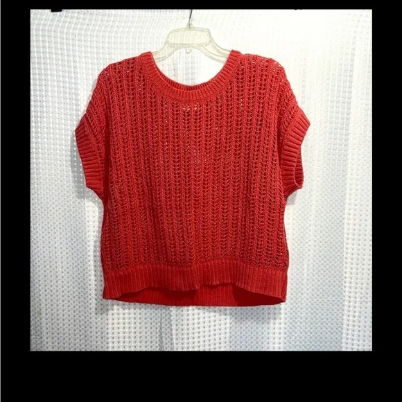 Sonoma cable knitted see through sweater top size XL - Image 9