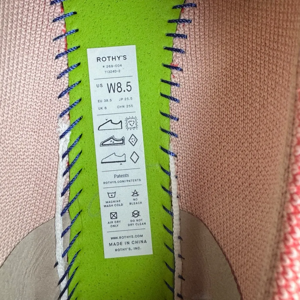 Rothy’s - NWOB The Boat Shoe Sunbaked Pink Loafers Sz 8.5 - Image 9