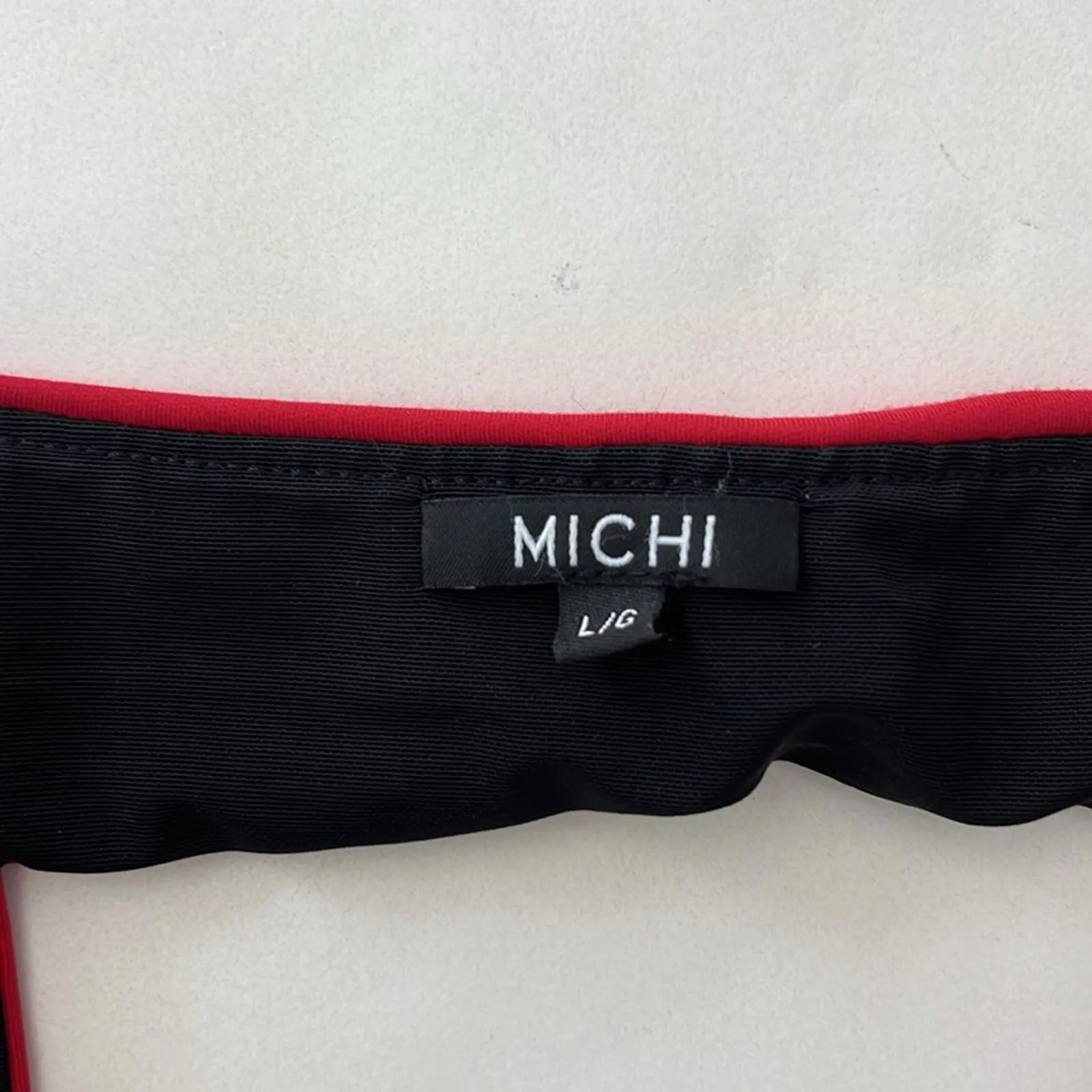 MICHI Red Match Open Back Sports Bra Size Large $98 [COPY] - Image 5