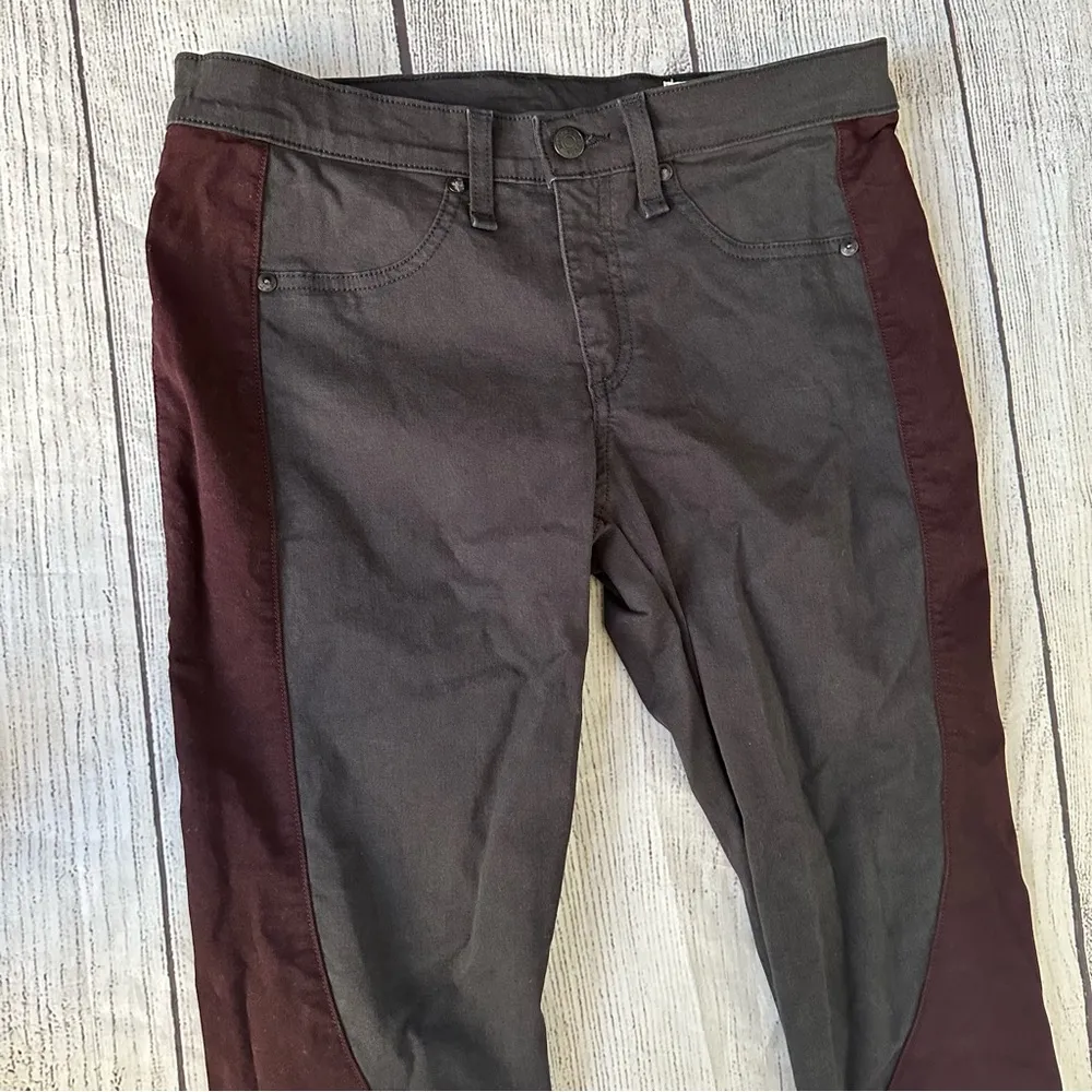 Rag & Bone burgundy gray two tone pants jeans size 29 - Image 2