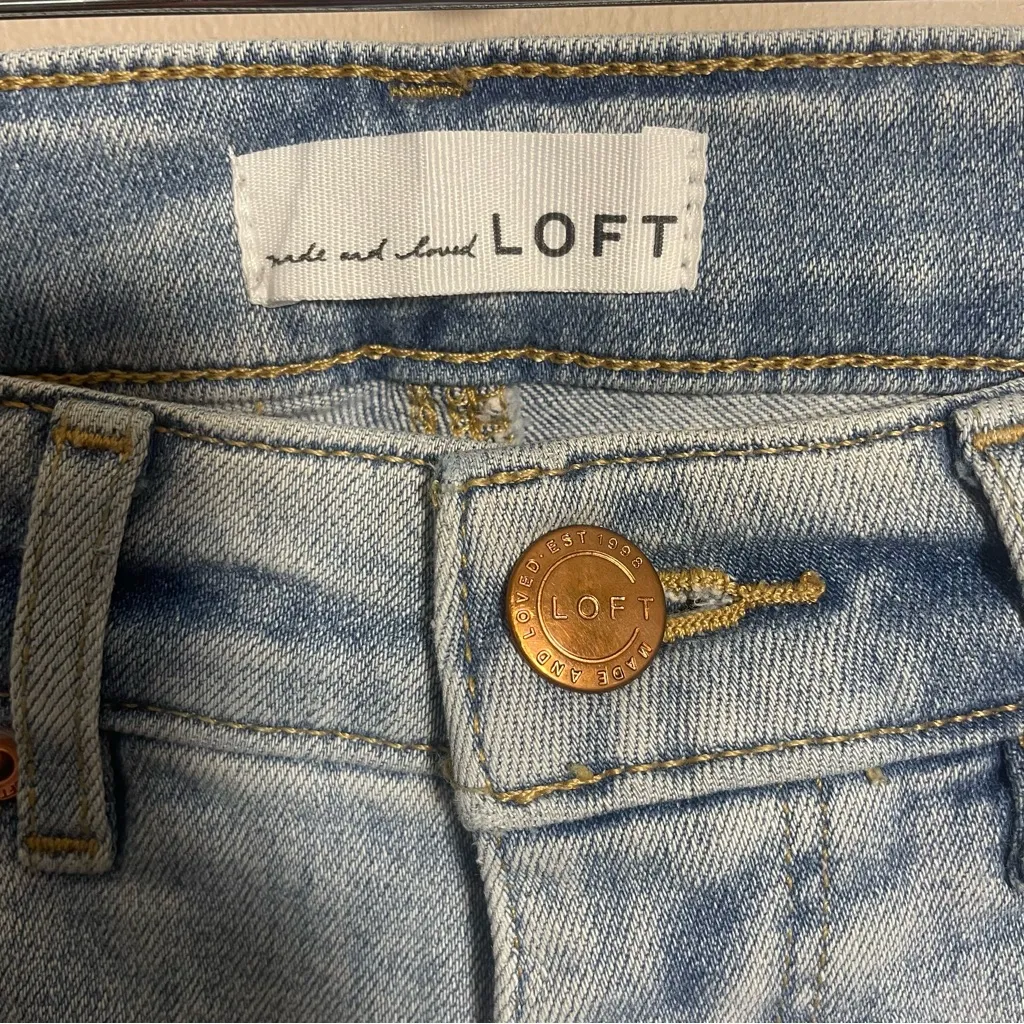 LOFT Curvy High Rise Skinny Jeans - Image 6