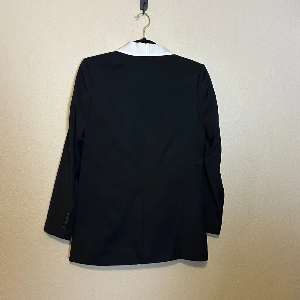 Equipment Femme Quincy Single Breasted Blazer True Black US 0 NWT - Image 6