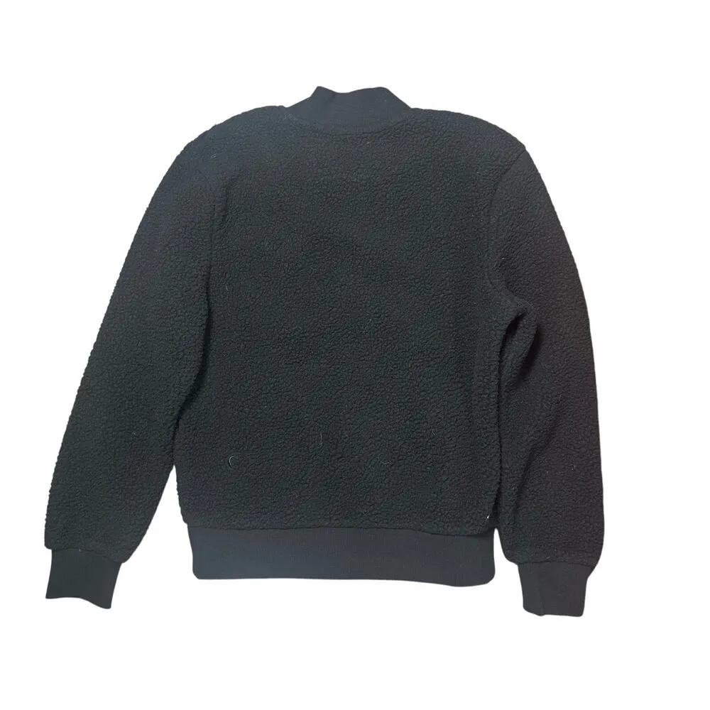 Zyia Active Black Leopard Flying Fleece Sherpa Jacket - Image 2