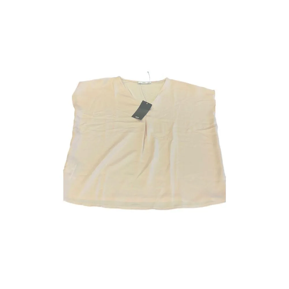 MNG Mango classic Satin Pink top - Image 2