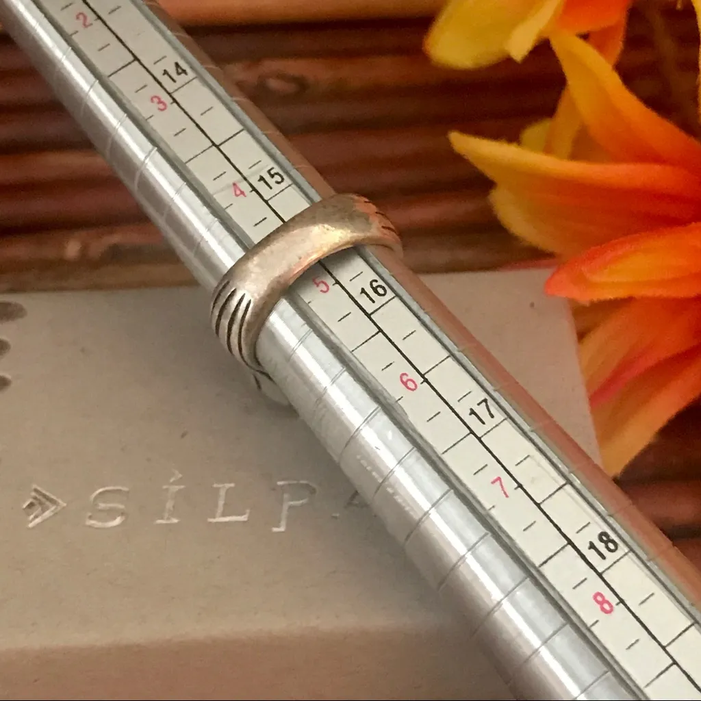 Silpada Rare Champagne Cubic Zirconia Ring 5 - Image 5