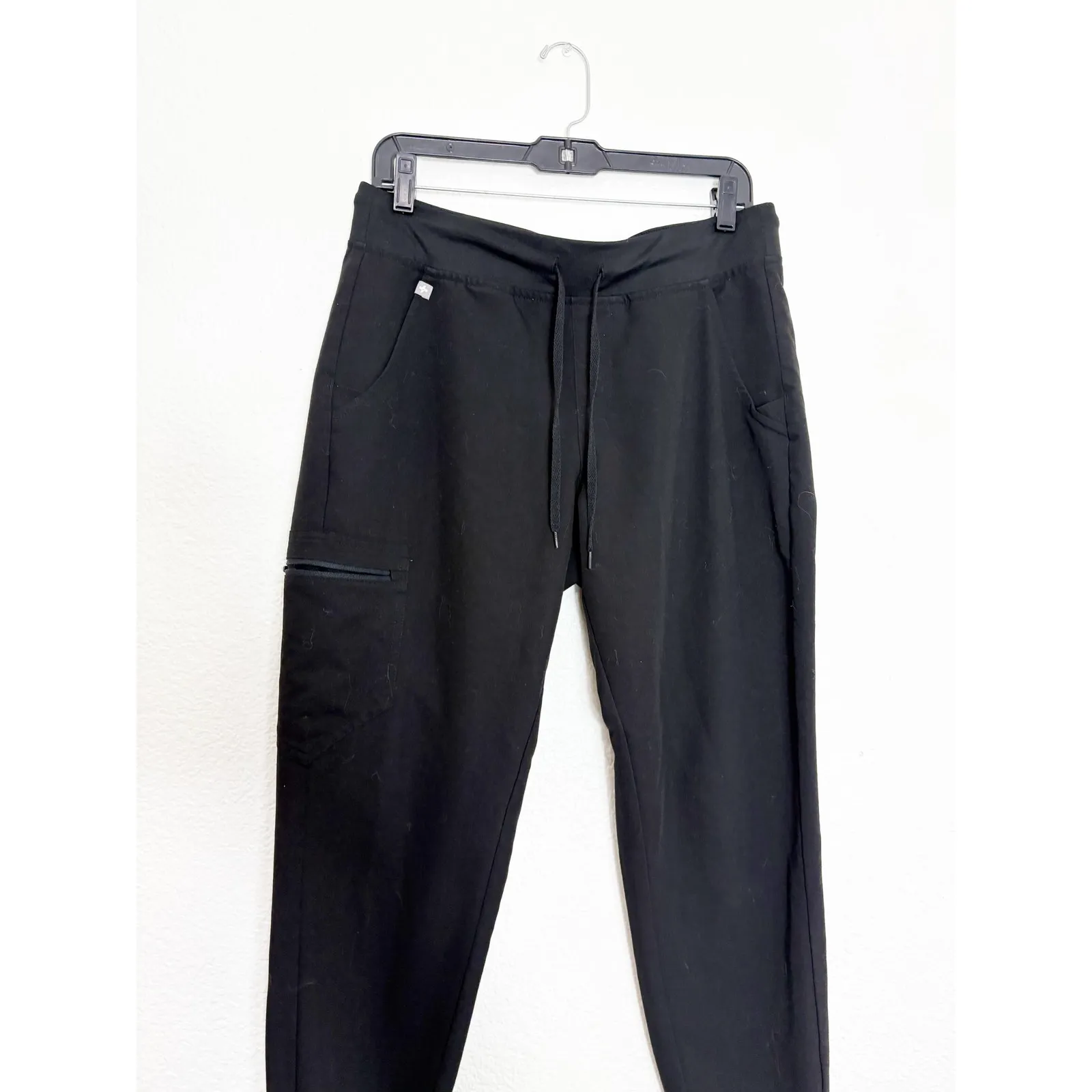 Figs Zamora Jogger Scrub Pants Size MP Black Nurse Doctor - Image 9