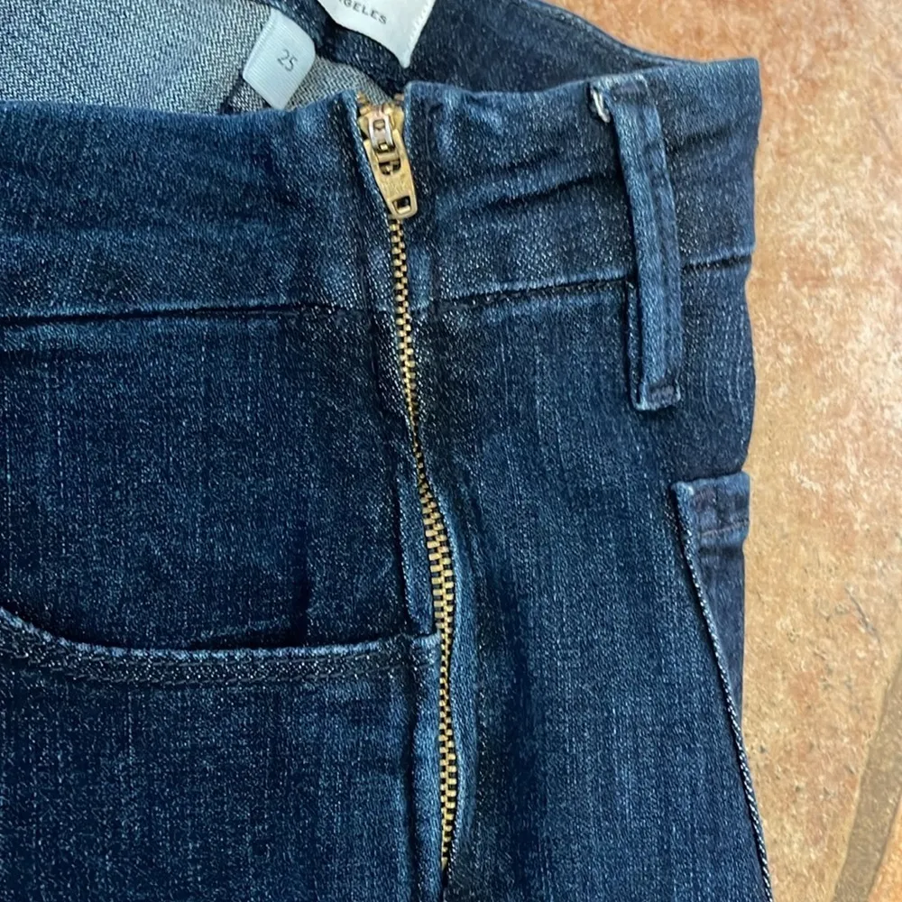 FRAME LE CROP MINI BOOT LACE UP JEANS SIZE 25 - Image 8