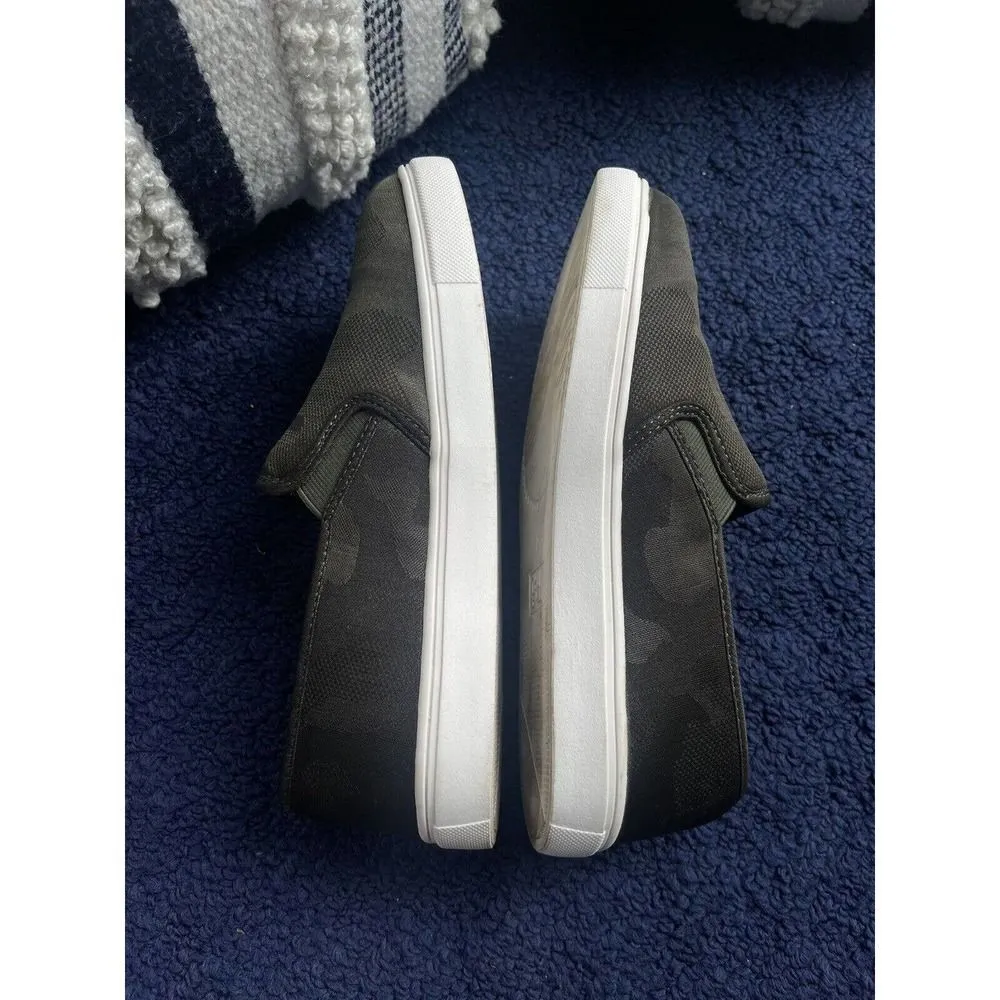 Time and Tru Army Green Olive Camo Slip On Sneakers Shoes Size 8 Memory Foam - Image 5
