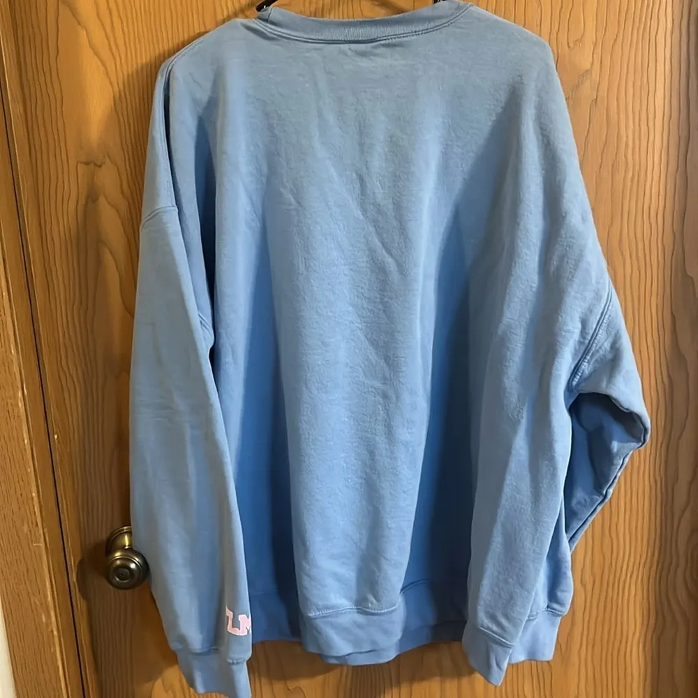 The Little Milk Bar Milky Way‎ University Crewneck Sweatshirt L/XL Blue - Image 6