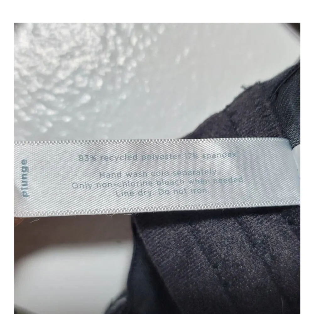 Lane Bryant Cacique Swim Plunge Bikini Top + Swim Brief Neutral Python 44DD 26 - Image 5