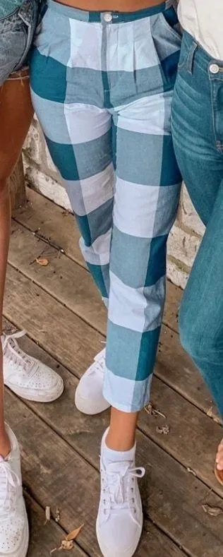 Blue Print Pants - Image 4