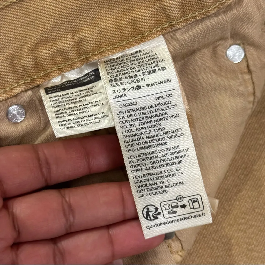 Levi's 501 original fit high rise button fly jeans - Image 9