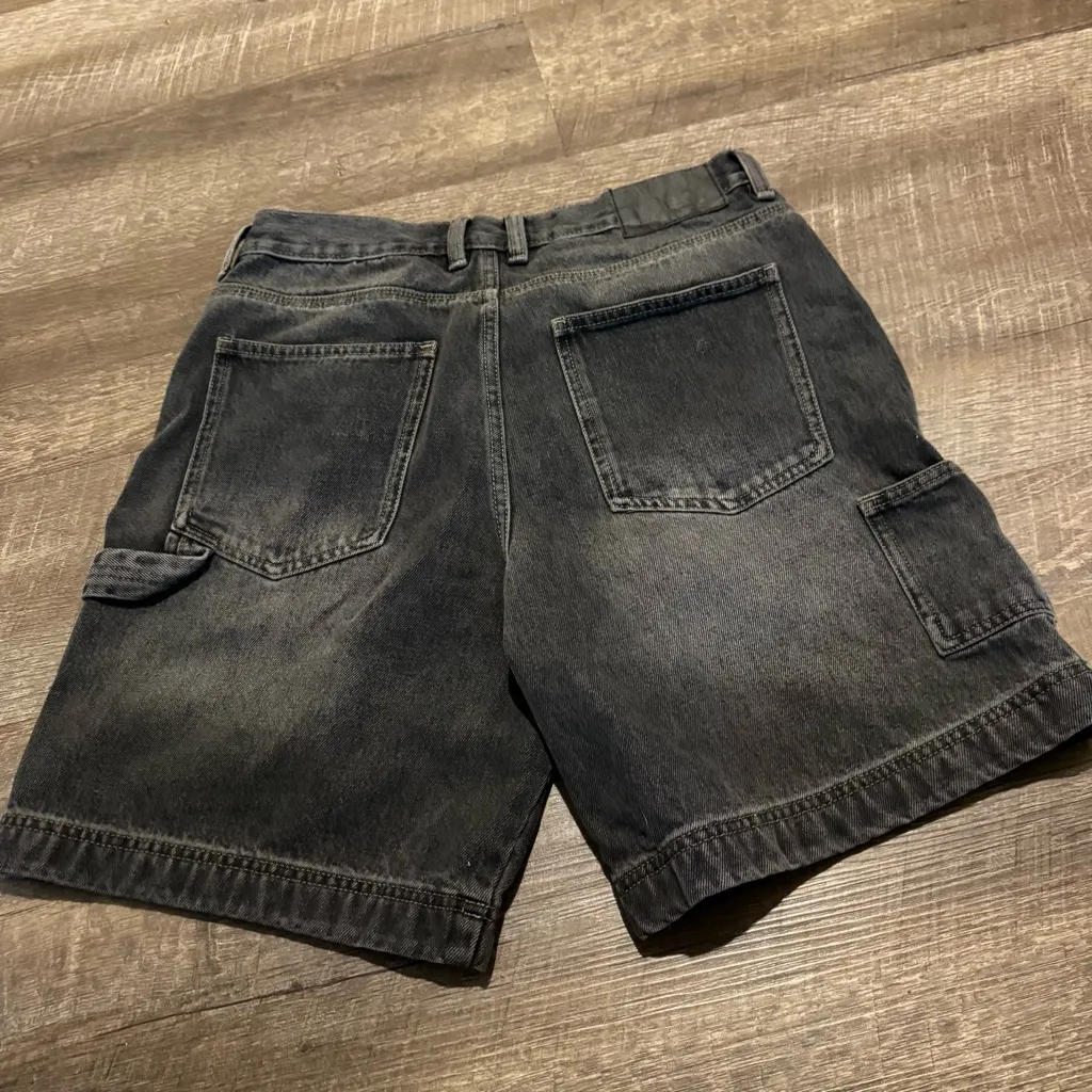 BDG Black Denim Cargo Shorts - Image 5
