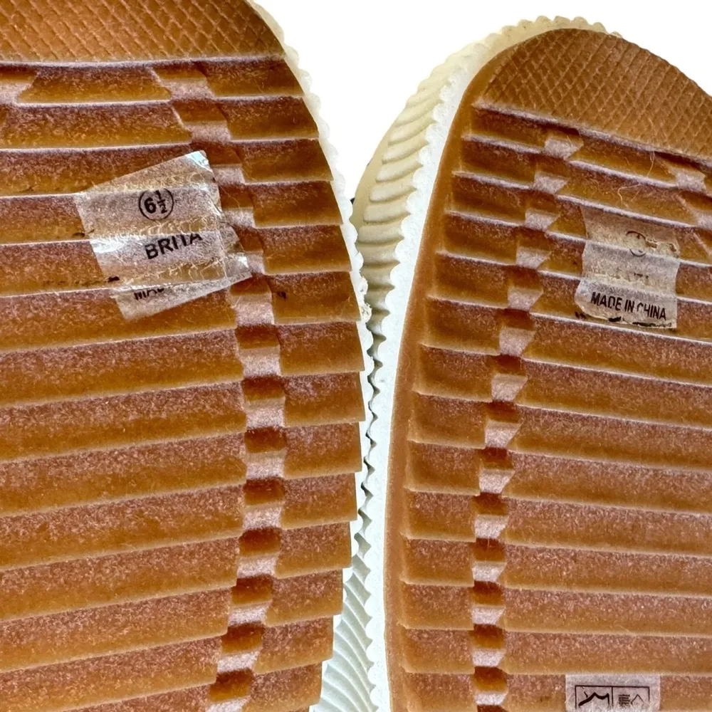 Nicole Miller Brita Mixed Woven Platform Wedge Sneakers Pastel Shoes 6.5 Women’s - Image 8