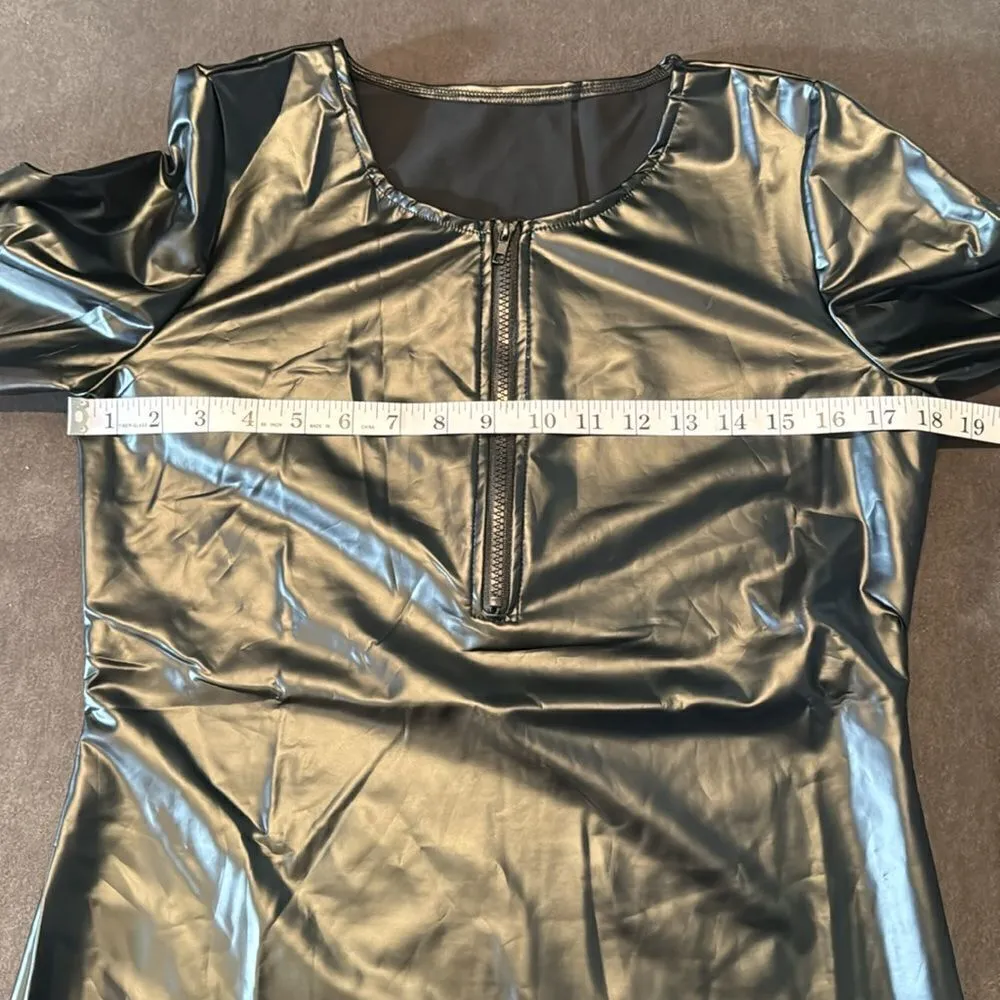 Women’s Black BodyCon Short Long Sleeve Lightweight Party Dress Size L Size L - Image 9