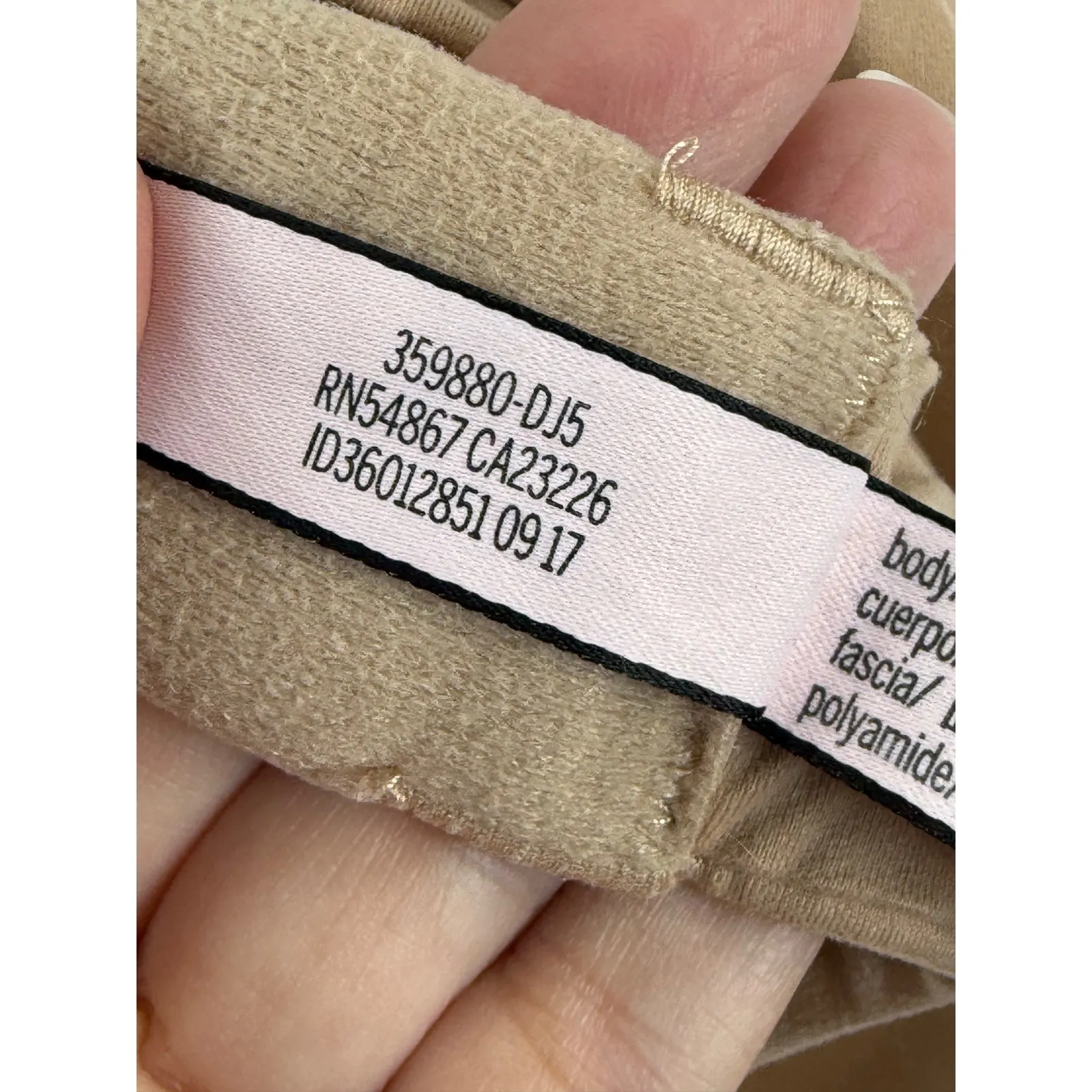 Victorias Secret Body Perfect Shape Bra 32DDD Nude‎ Beige Full Coverage - Image 5