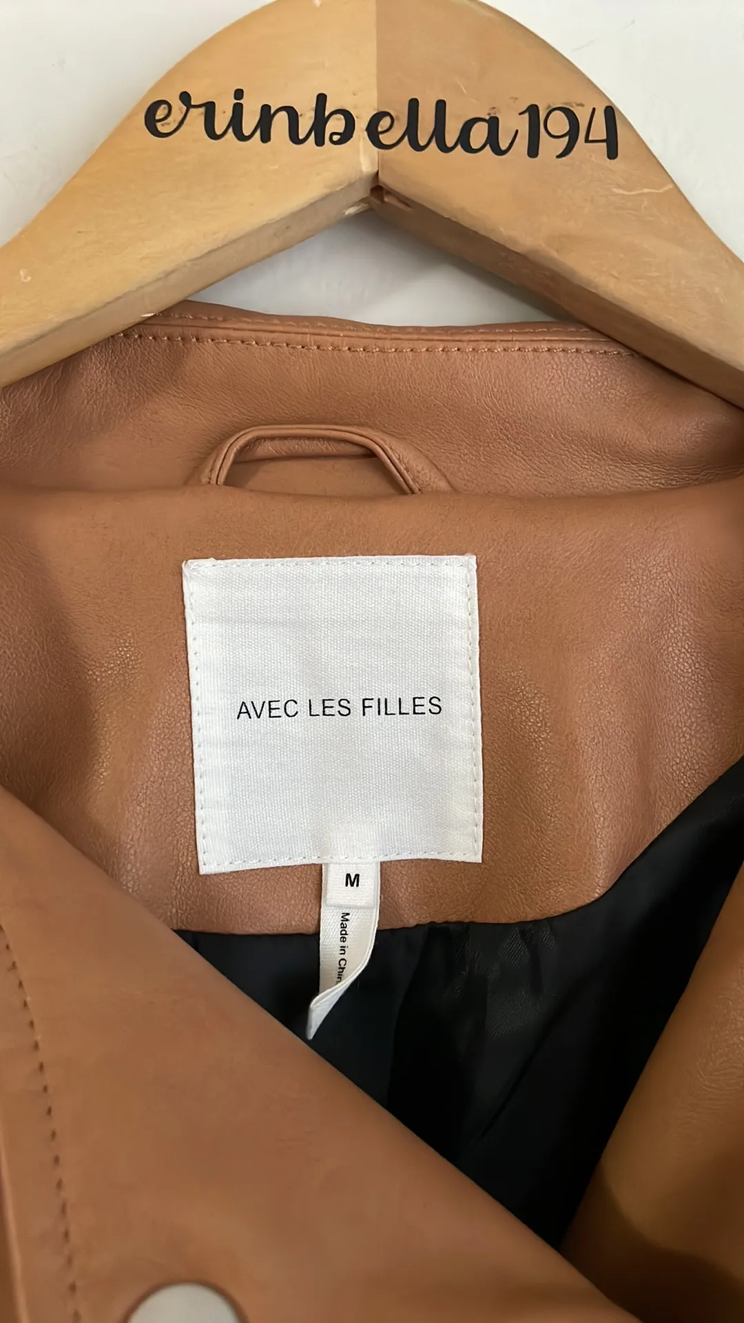 Biscotti Vegan Leather Moto Jacket Belted Crop - Image 5