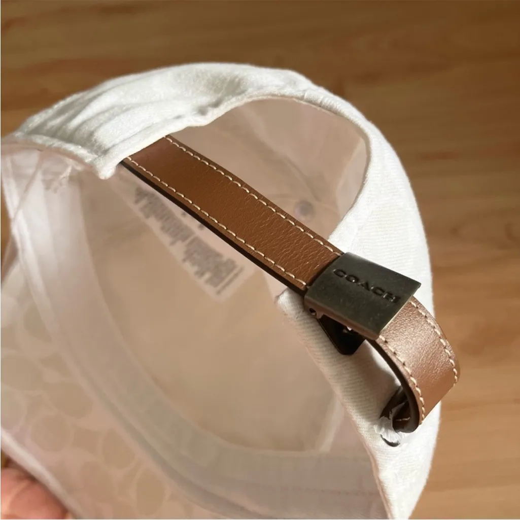 Coach Signature Denim Baseball Hat #CB704 - Image 6