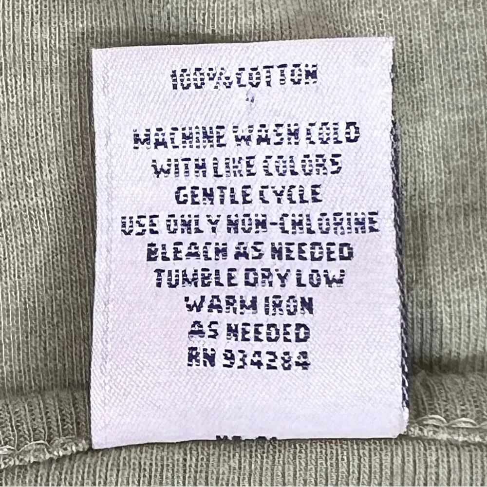 High Sierra Size Medium Army Green Crewneck Short Sleeve Top w/Farmhouse… - Image 6