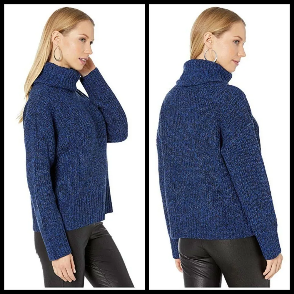 💕SANCTUARY Chunky Marled Knit Turtleneck Sweater - Image 6