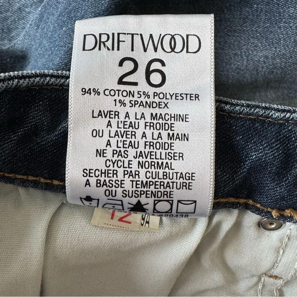 NEW Sundance DRIFTWOOD Royce Jeans in Gemini Wash Size 26 - Image 10