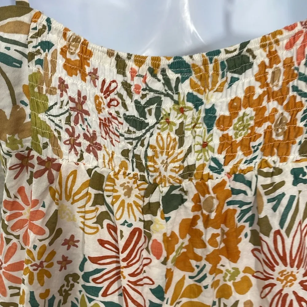 Sadie & Sage Dream on Tie Front Romper Orange - Image 3