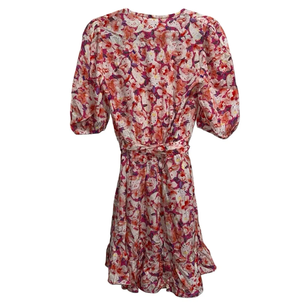NEW NWT BA&SH Diamond Dress In Fuchsia Floral Print - Image 8
