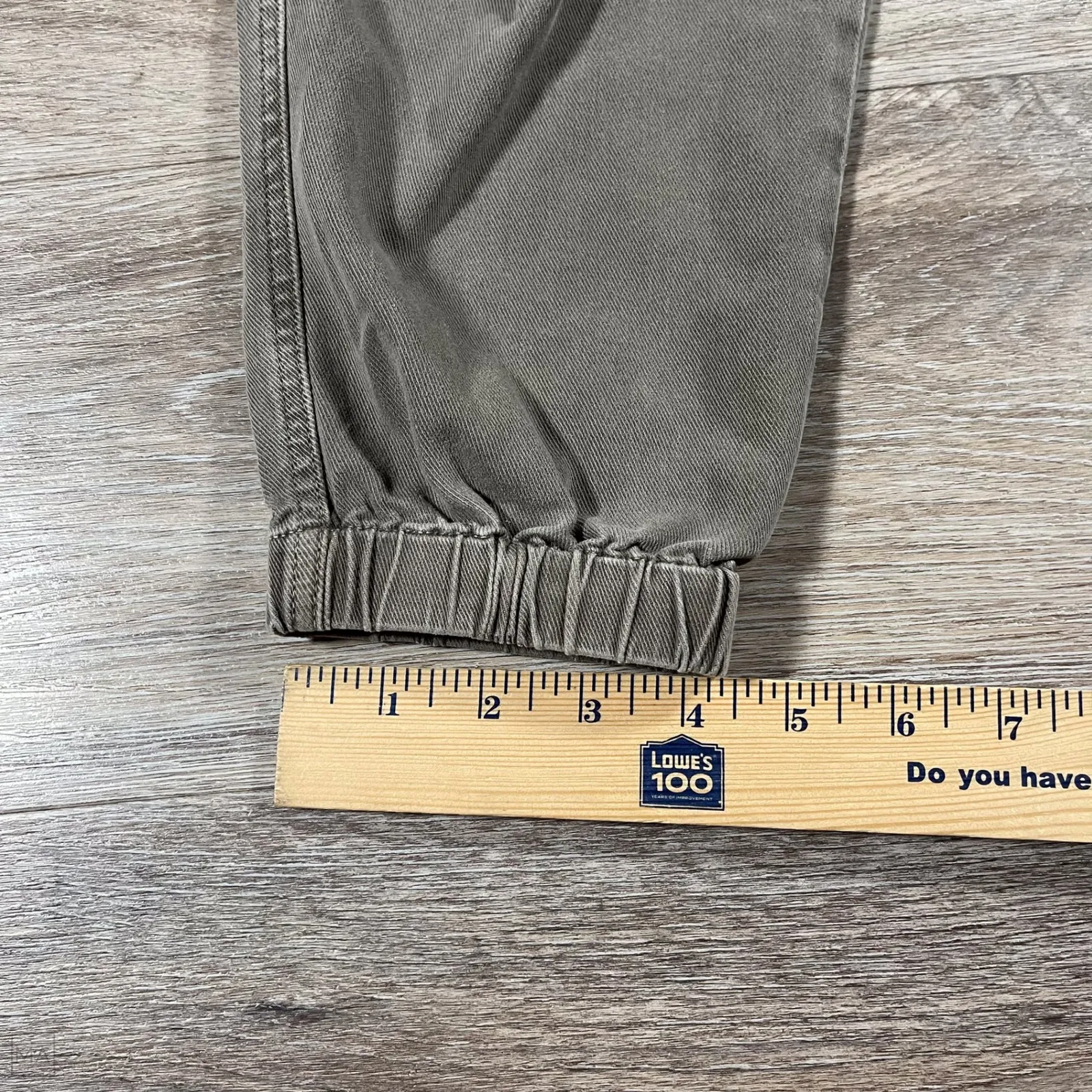 Standard James Perse Women's Jogger Pants Pull On Drawstring Casual 2 Green Gray - Image 8