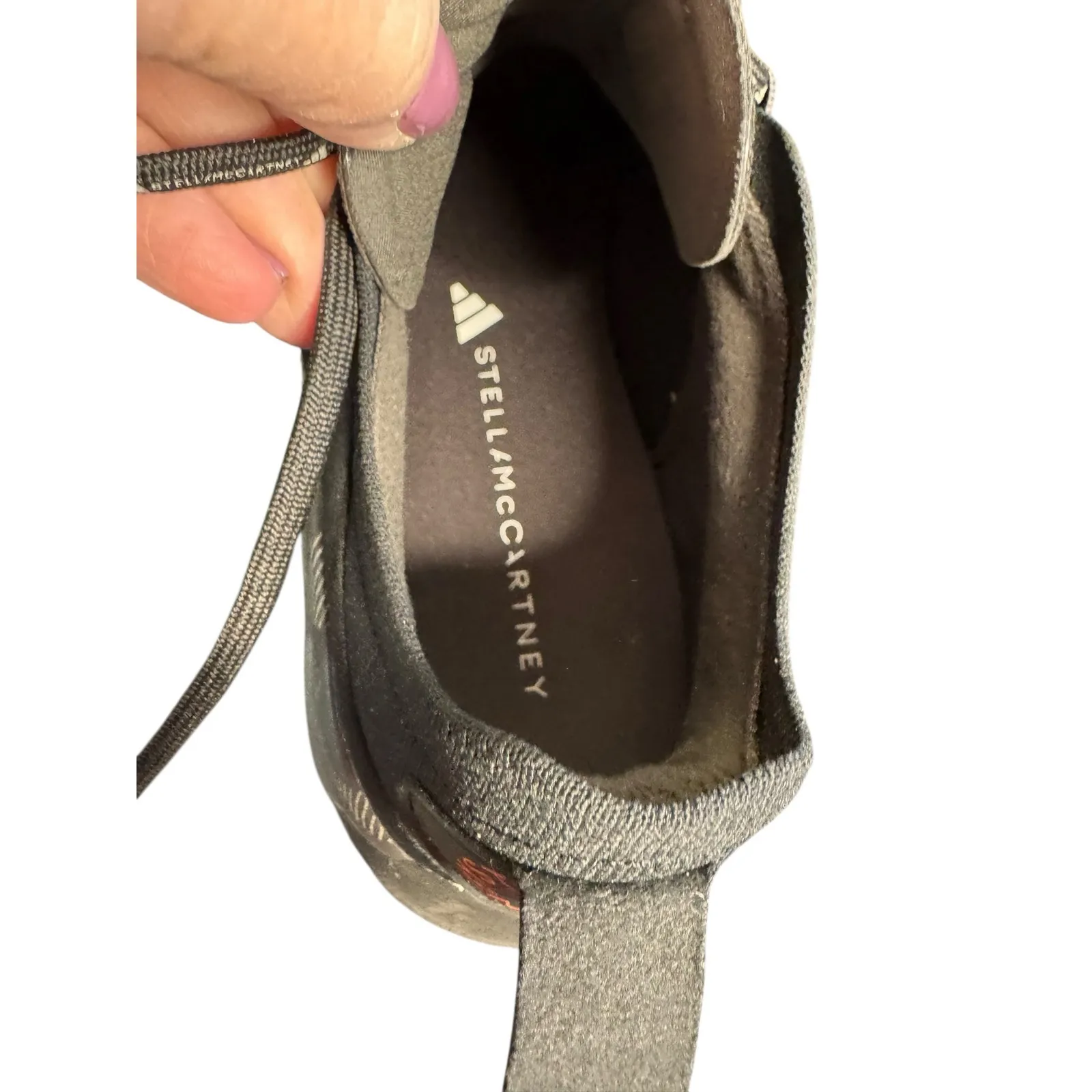 Adidas by Stella McCartney NIB Training Dropset Sneakers in Black Size 9 - Image 9