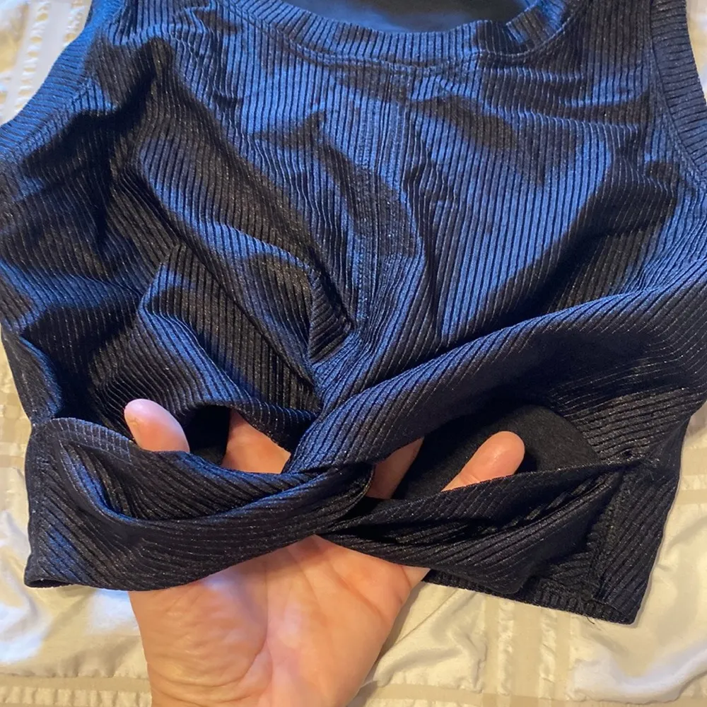 Aerie Offline SHINE Ribbed Sport Bra - Image 2